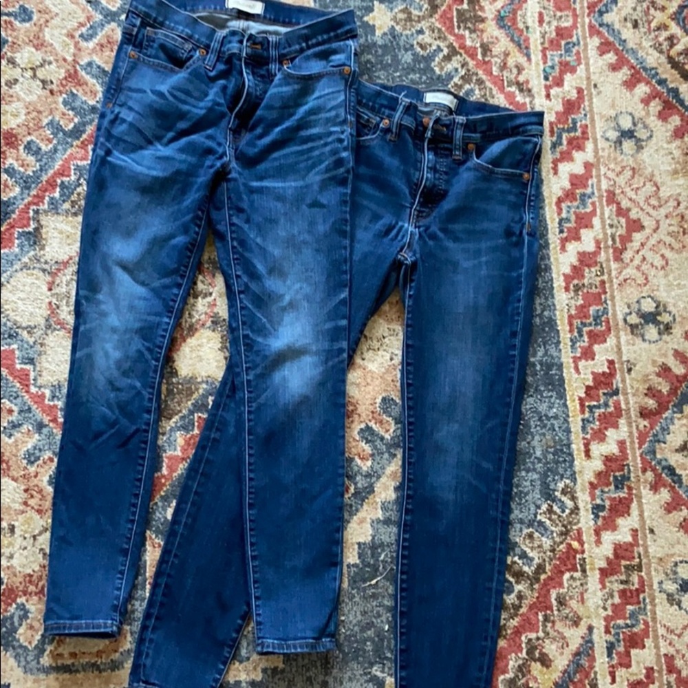 Madewell Jeans 9” high rise skinny